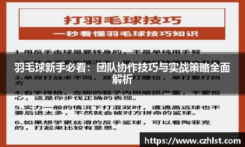 羽毛球新手必看：团队协作技巧与实战策略全面解析