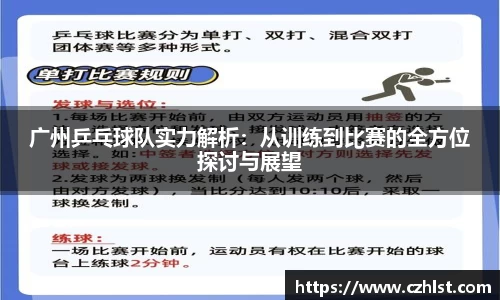 广州乒乓球队实力解析：从训练到比赛的全方位探讨与展望